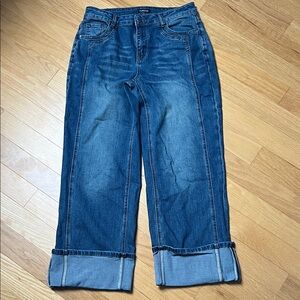 Flamingals | Wide Leg Jeans with Large Cuffs